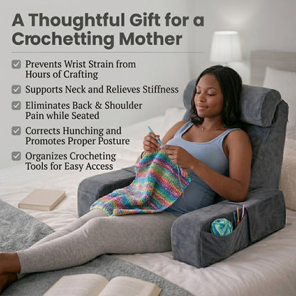 StitchNest™ - Crocheters Pillow